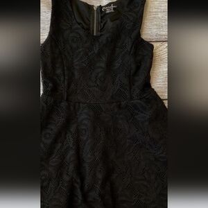Cherokee Black Lace Fit & Flare Dress